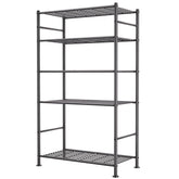 BolDuck 5-tier shelf organizer rack showing compact storage for tight spaces