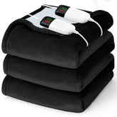 BOMOVA navy queen blanket 84x90 offers soft warmth for cold nights.
