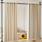 Bonpally Room Divider Rod in a no-drill setup for rental spaces