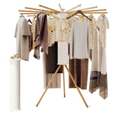 BOQORAD folding rack full view shows compact storage and ample drying space