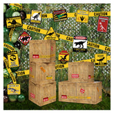 BORAMDO dinosaur party boxes assembly enhances quick, reusable decor.