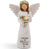BORLESTA thank you angel statue in gift box for teacher appreciation and gratitude.