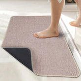 Bosap ultra-thin bath mat under door with slim profile for space saving