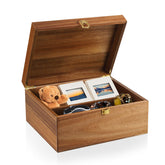 BOTOP keepsake box lid hinged showcases sturdy construction for secure storage.