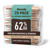 Boveda 62% two-way pack inside an airtight container keeps contents fresh.