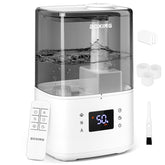 Boxing 4.5L humidifier with top-fill design for easy refills in large spaces.