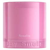 Boy Smells Rosalita Rose candle with tangerine scent for a bright, uplifting ambiance.