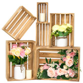BOY MCOWBOY extra-large crates display set offering rustic storage and organization