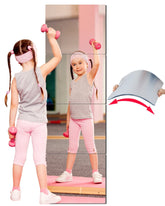 BQRIS kids safety mirror tiles closeup shows clear acrylic surface for safe play areas.