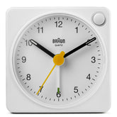 Braun BC02XW travel alarm clock with snooze and light for easy wake-ups on the go.