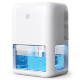 BREEZOME 60 oz dehumidifier front view shows compact design ideal for small spaces