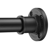 BRIOFOX industrial shower rod with tension mount demonstrates strong, adjustable support