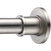 BRIOFOX industrial shower curtain rod in action with rugged design.