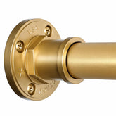BRIOFOX industrial shower rod with 2-in-1 design for versatile bathroom setup