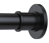BRIOFOX industrial shower rod in rustproof stainless steel for durable bathroom setup.