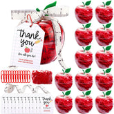 Briwooody clear apple containers 12-pack for gifts and decor