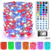 BrizLabs color-changing fairy lights with remote for easy mood lighting