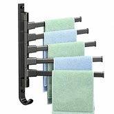 BSELUTNGY Swivel Towel Rack over the door for easy towel access.