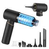 BSRCO handheld vacuum demonstrates powerful 12KPa suction for upholstery and car interiors.