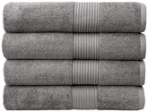 Bumble Towels four-pack gray oversized towels for a bathroom refresh