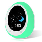 BUTTING Kids Alarm Clock sun and moon display signals wake time.