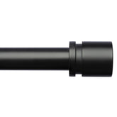 Byondeth curtain rod showing adjustable length for a custom fit