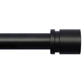 Byondeth black curtain rod extended length for flexible window sizing.