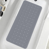 BYTANA non-slip bathtub mat with wave-texture for stable footing.