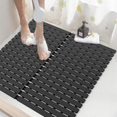 BYTANA shower mat with 236 suction cups for strong grip on smooth surfaces