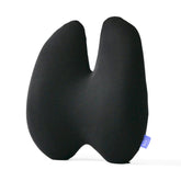 C CUSHION LAB lumbar pillow on office chair provides firm lower-back support