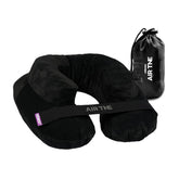 Cabeau Air TNE pillow side view highlighting compact design for easy packing.