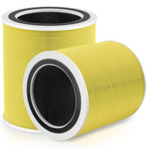 Cabiclean Core 400S replacement filter front view showing 3-stage filtration for fresher air