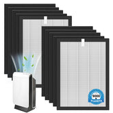 Cabiclean ProHEPA 9000 filter pack front view highlights comprehensive replacement kit.