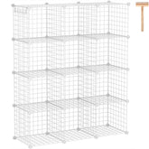 C&AHOME wire cube storage assembly shows simple, tool-free setup for organized space.