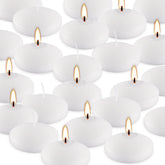 CAKETYCG 10-hour floating candle in a bowl for long-lasting ambiance.