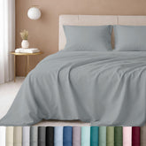 California Design Den luxury queen sheet set in 600TC sateen for lasting softness.
