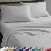 California Design Den natural cotton sheets full top sheet with smooth sateen finish
