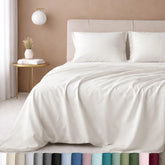 California Design Den queen sheet set packaging signals premium quality and ready-to-gift luxury.