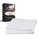 California Design Den Standard/Queen pillowcase 2-pack with crisp percale finish for soft nights.