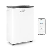 Candy dehumidifier front view for large rooms maintains comfortable humidity