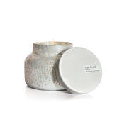 Capri Blue Holiday Mercury jar candle with mercury finish for festive ambiance.