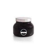 Capri Blue Volcano black jar candle 19oz for bold ambiance and long lasting aroma.
