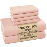 Casa Platino flat sheet close up shows breathable percale weave for cool sleep