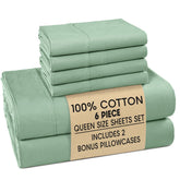 Casa Platino queen flat sheet shows crisp, breathable percale texture for cool sleep
