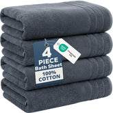 Casa Platino bath sheets ensemble with oversized towels for full-body coverage.