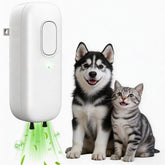 CASEQUUE cat litter deodorizer plugged in for immediate odor control and fresh air.