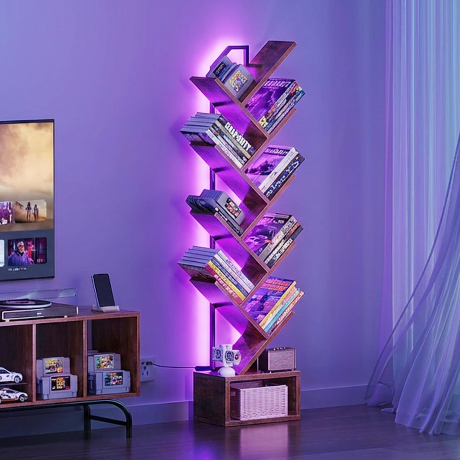 Casaottima shelf adds warm vintage vibes to living rooms