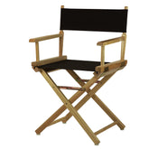Casual Home Director's Chair back view shows the natural frame and durable support