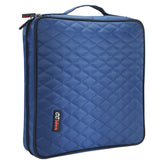 CCidea 200-capacity disc binder blue front view for organized travel storage