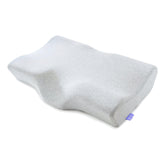 C CUSHION LAB extra dense cervical pillow front view highlighting firm neck support.